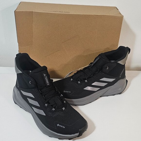 Adidas Terrex Trailmaker 2.0 Mid Gore-Tex (Black / Carbon / Grey Four) Size 10.5 - Picture 1 of 7